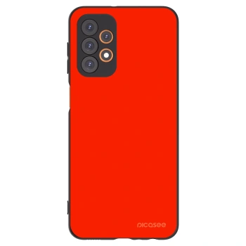 Picasee Samsung Galaxy A23 A235F 4G Hülle - Schwarzes Silikon - Maranello Red