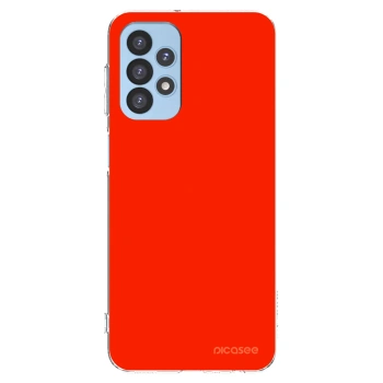 Picasee Samsung Galaxy A23 A235F 4G Hülle - Transparentes Silikon - Maranello Red
