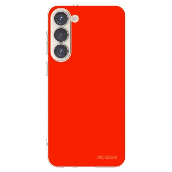 Picasee Samsung Galaxy S23+ 5G Hülle - Transparentes Silikon - Maranello Red