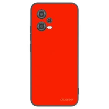 Picasee Xiaomi Poco X5 Hülle - Schwarzes Silikon - Maranello Red