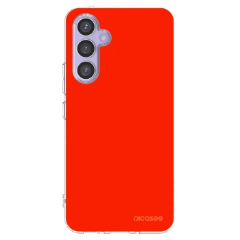 Picasee Samsung Galaxy A54 5G A546B Hülle - Transparentes Silikon - Maranello Red