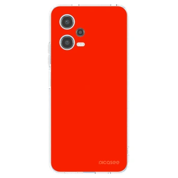 Picasee Xiaomi Redmi Note 12 5G Hülle - Transparentes Silikon - Maranello Red