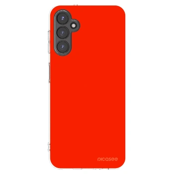 Picasee Samsung Galaxy A14 5G A146P Hülle - Transparentes Silikon - Maranello Red
