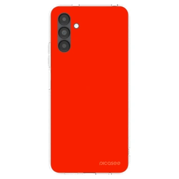 Picasee Samsung Galaxy A04s A047F Hülle - Transparentes Silikon - Maranello Red