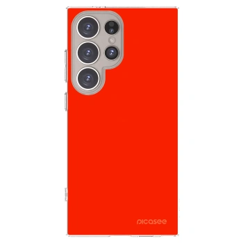 Picasee Samsung Galaxy S24 Ultra S928B 5G Hülle - Transparentes Silikon - Maranello Red