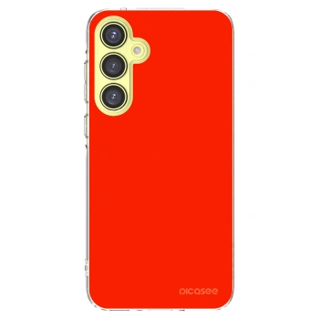 Picasee Samsung Galaxy A35 5G A356B Hülle - Transparentes Silikon - Maranello Red