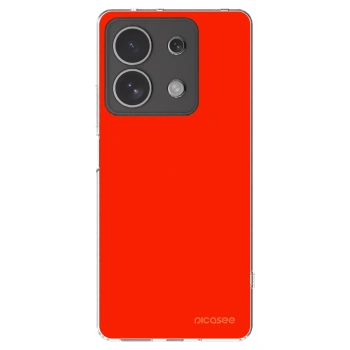 Picasee Xiaomi Redmi Note 13 4G Hülle - Transparentes Silikon - Maranello Red