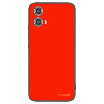 Picasee Motorola Moto G34 5G Hülle - Schwarzes Silikon - Maranello Red