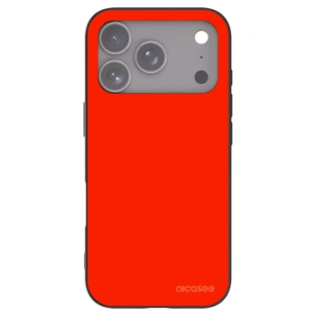 Picasee Apple iPhone 17 Pro Hülle - Schwarzes Silikon - Maranello Red