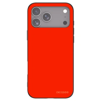 Picasee Apple iPhone 17 Pro Max Hülle - Schwarzes Silikon - Maranello Red