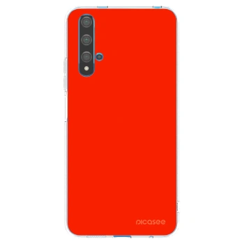 Picasee Huawei Nova 5T Hülle - Transparentes Silikon - Maranello Red
