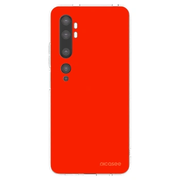 Picasee Xiaomi Mi Note 10 (Pro) Hülle - Transparentes Silikon - Maranello Red
