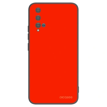 Picasee Huawei Nova 5T Hülle - Schwarzes Silikon - Maranello Red