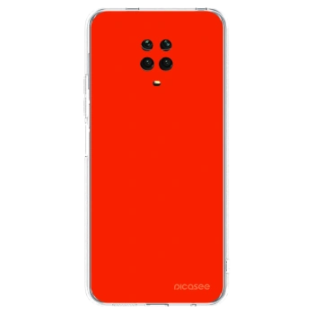 Picasee Xiaomi Redmi Note 9 Pro Hülle - Transparentes Silikon - Maranello Red