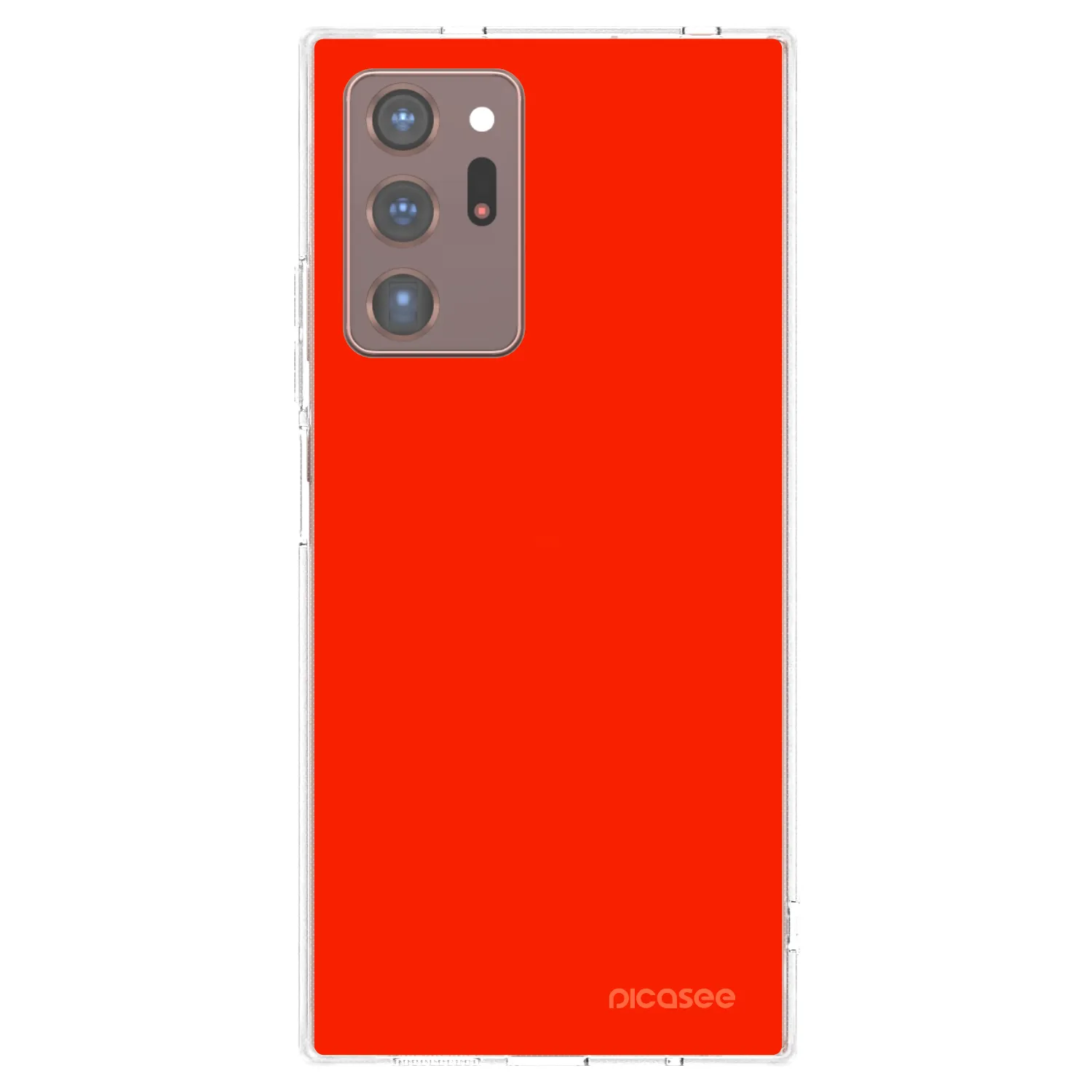 Picasee Samsung Galaxy Note 20 Ultra Hülle - Transparentes Silikon - Maranello Red