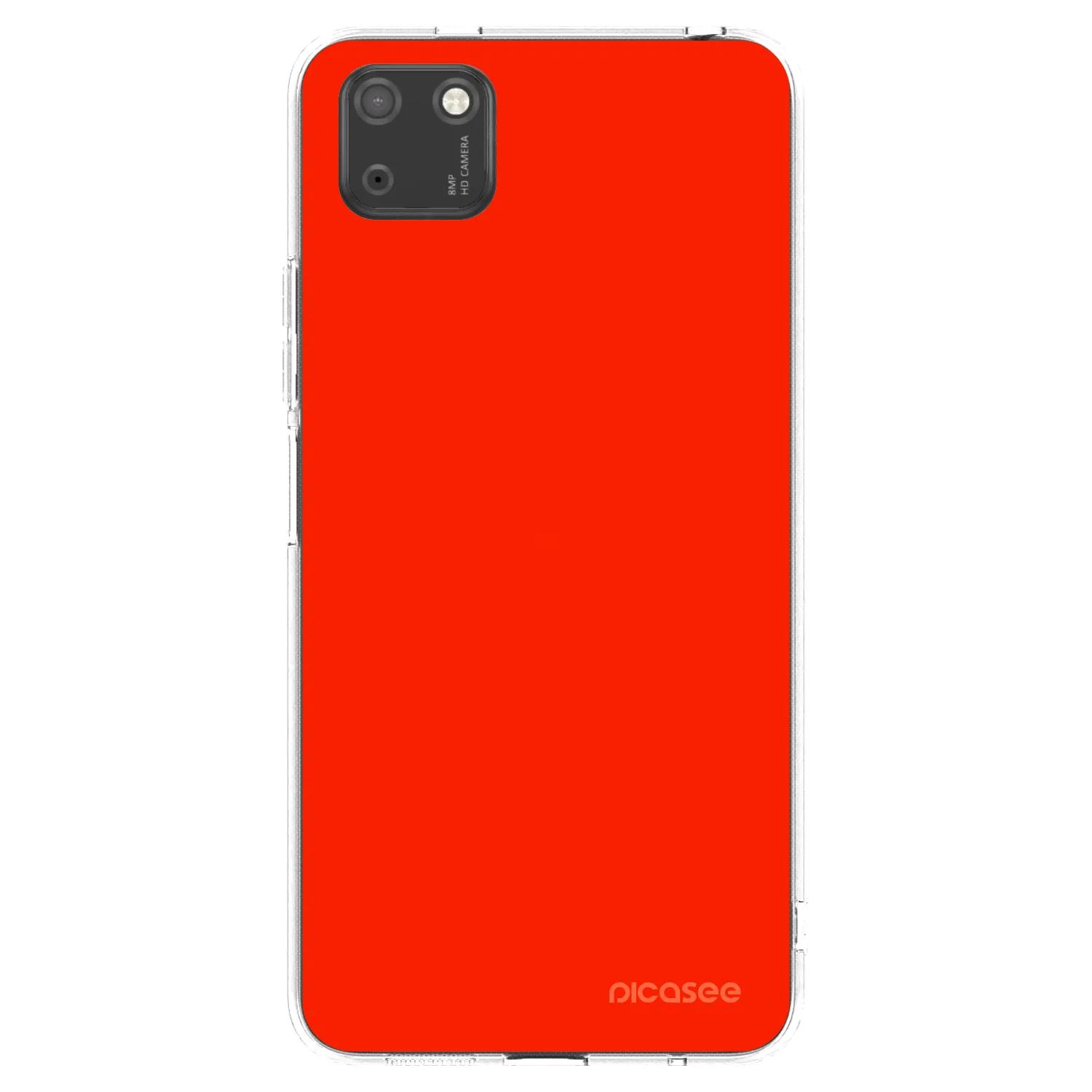 Picasee Huawei Y5P Hülle - Transparentes Silikon - Maranello Red