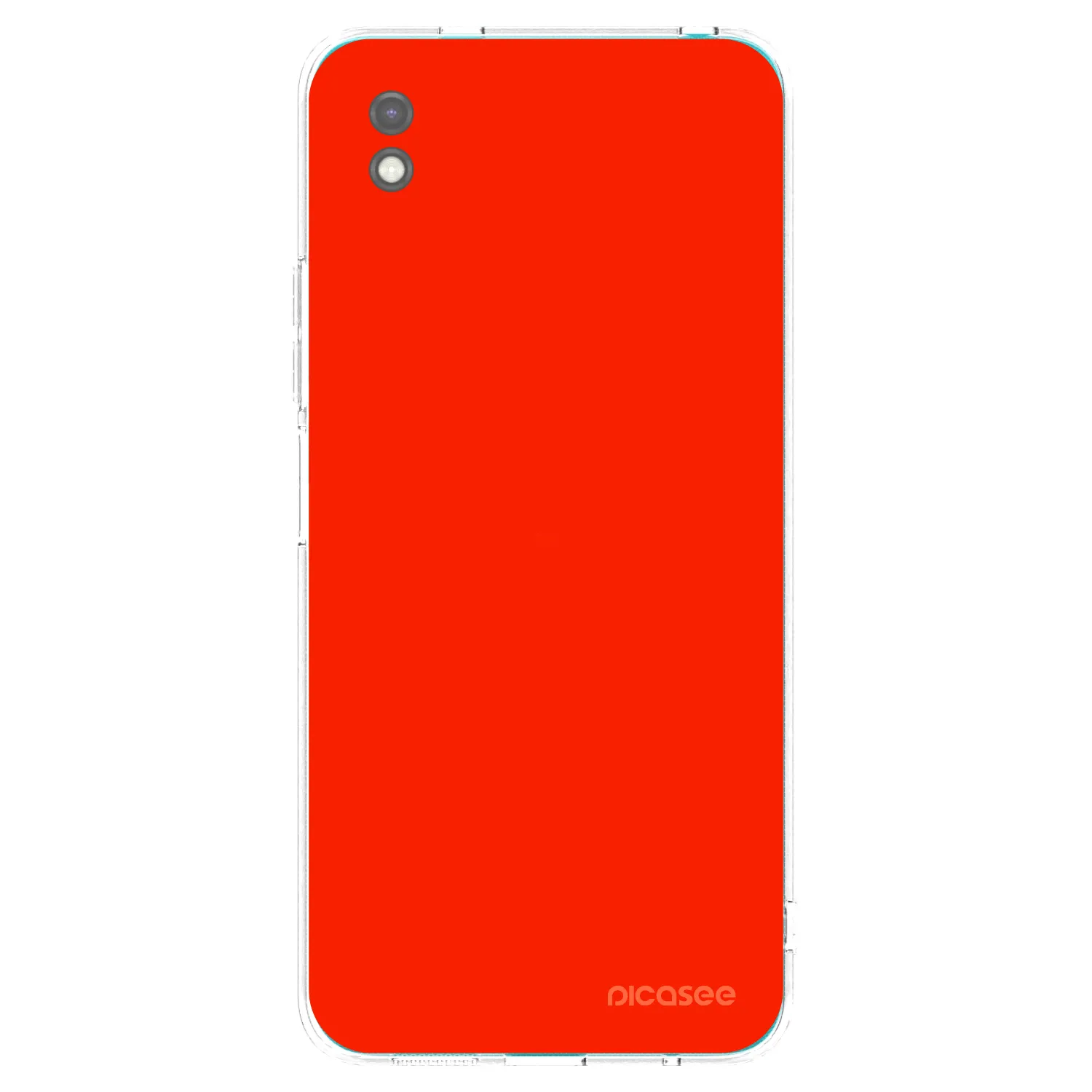 Picasee Xiaomi Redmi 9A Hülle - Schwarzes Silikon - Maranello Red
