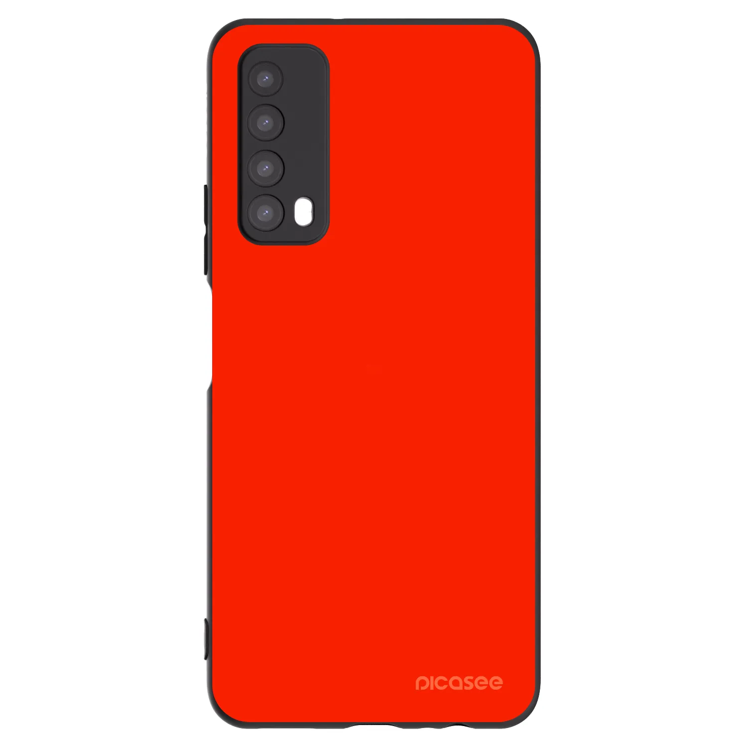 Picasee Huawei P Smart 2021 Hülle - Schwarzes Silikon - Maranello Red