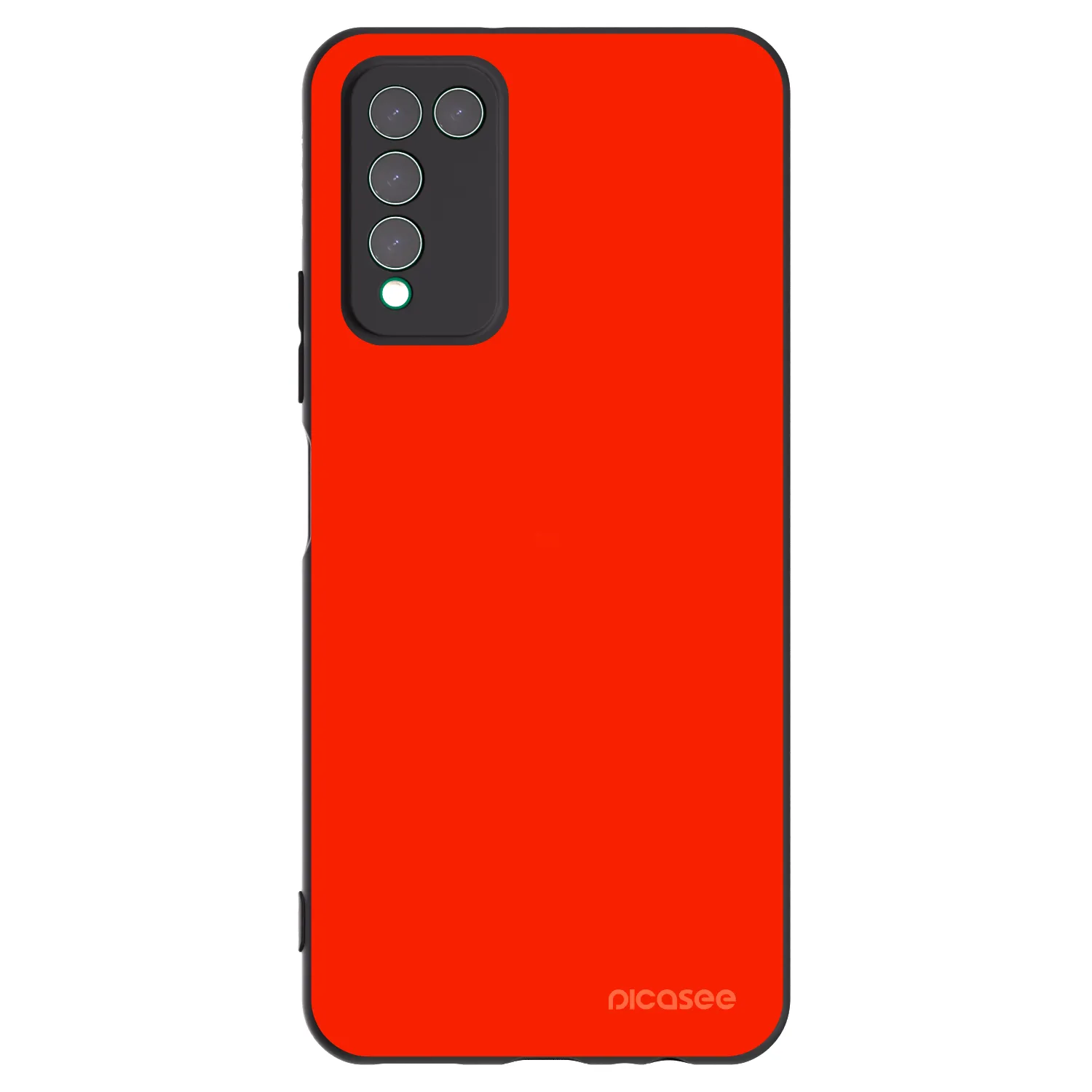 Picasee Honor 10X Lite Hülle - Schwarzes Silikon - Maranello Red