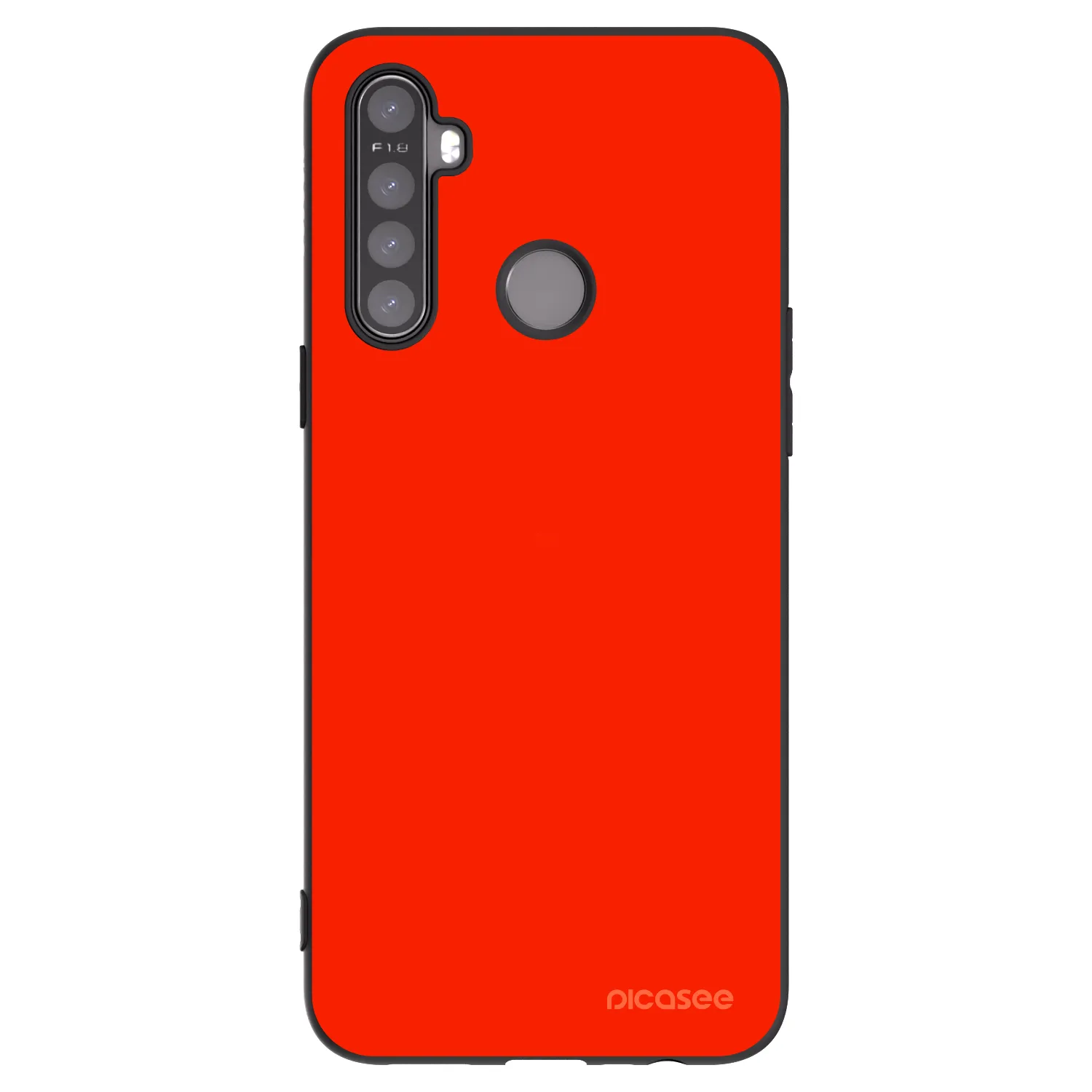 Picasee Realme 6i Hülle - Schwarzes Silikon - Maranello Red