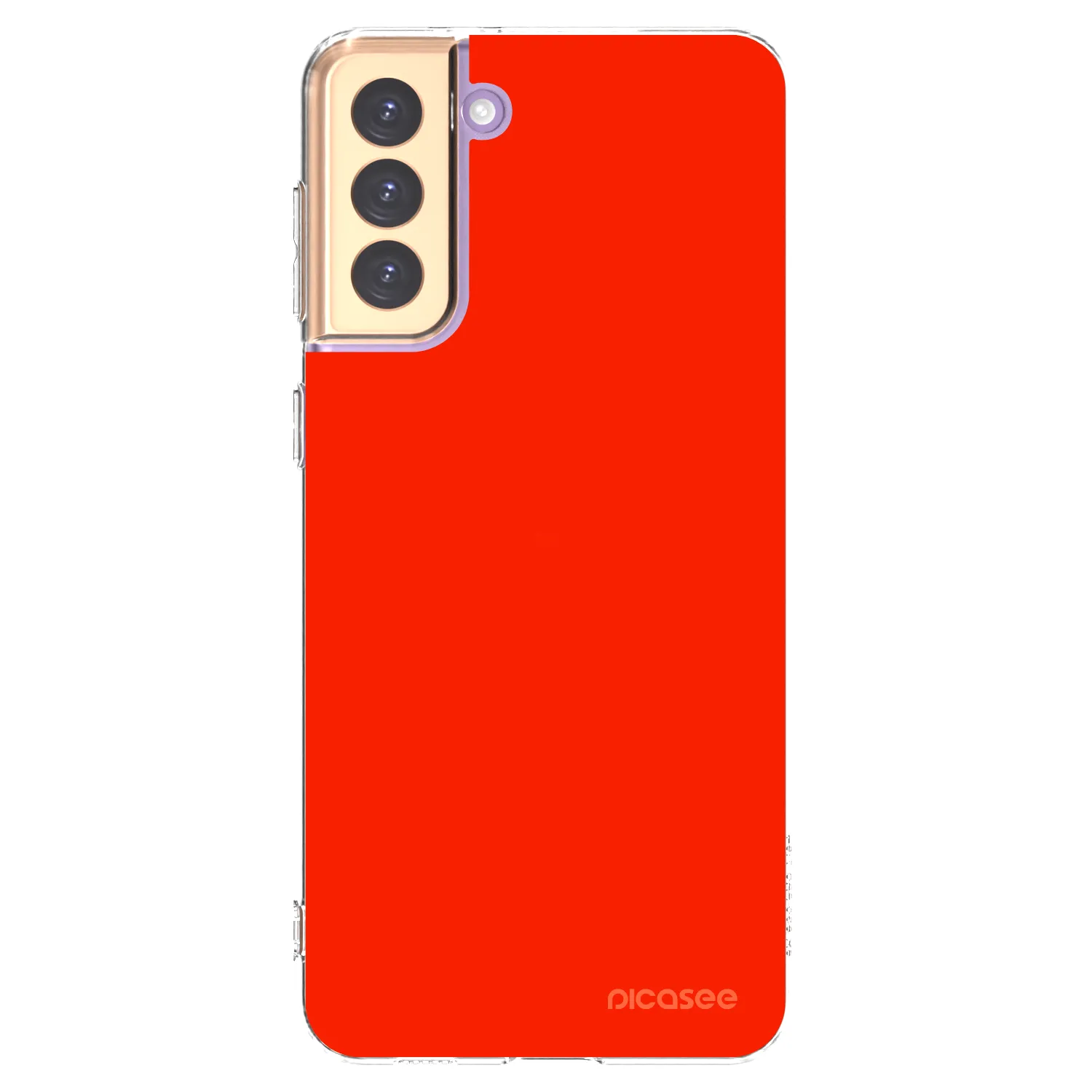Picasee Samsung Galaxy S21+ 5G G996F Hülle - Transparentes Silikon - Maranello Red