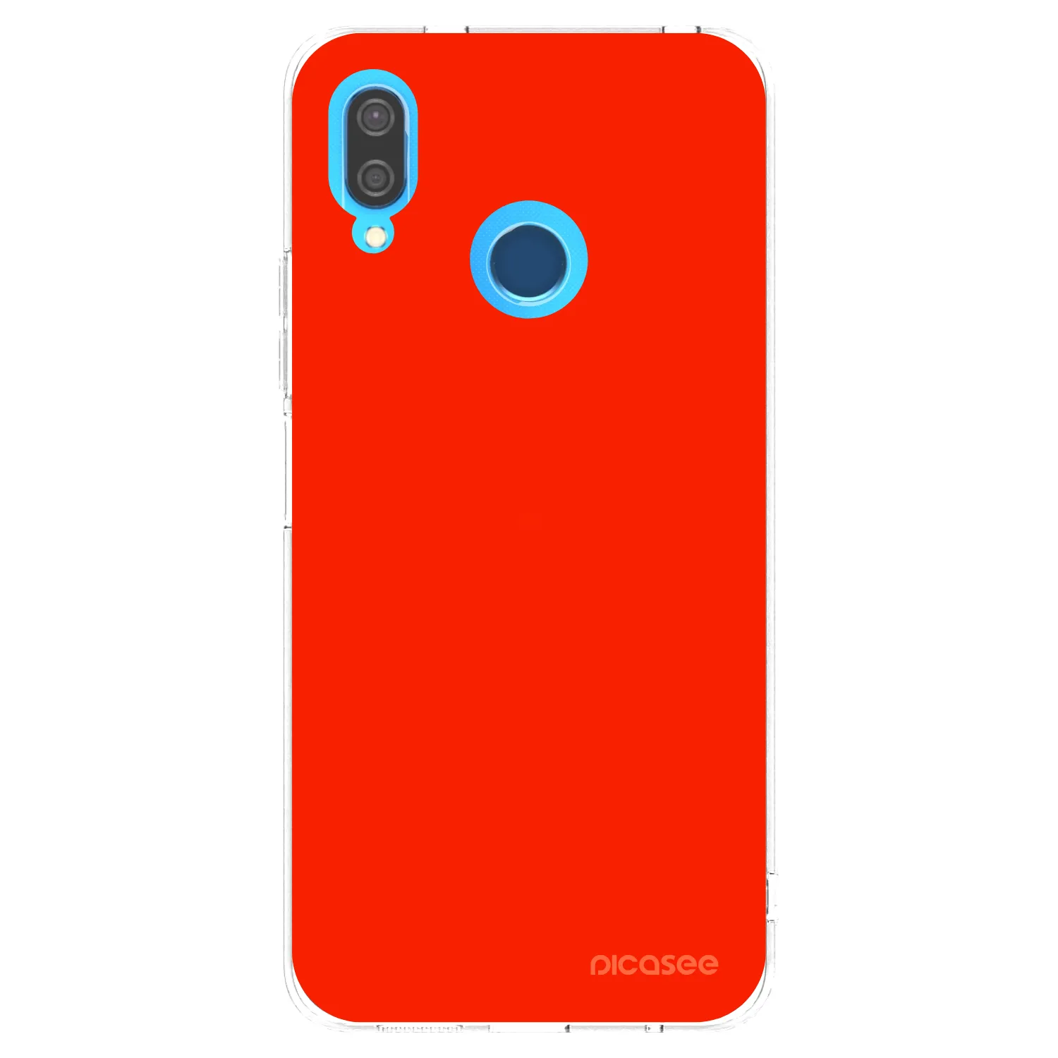 Picasee Huawei P20 Lite Hülle - Transparentes Silikon - Maranello Red
