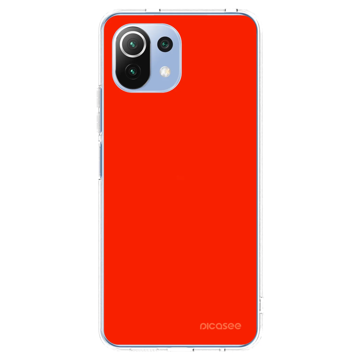 Picasee Xiaomi Mi 11 Lite Hülle - Transparentes Silikon - Maranello Red