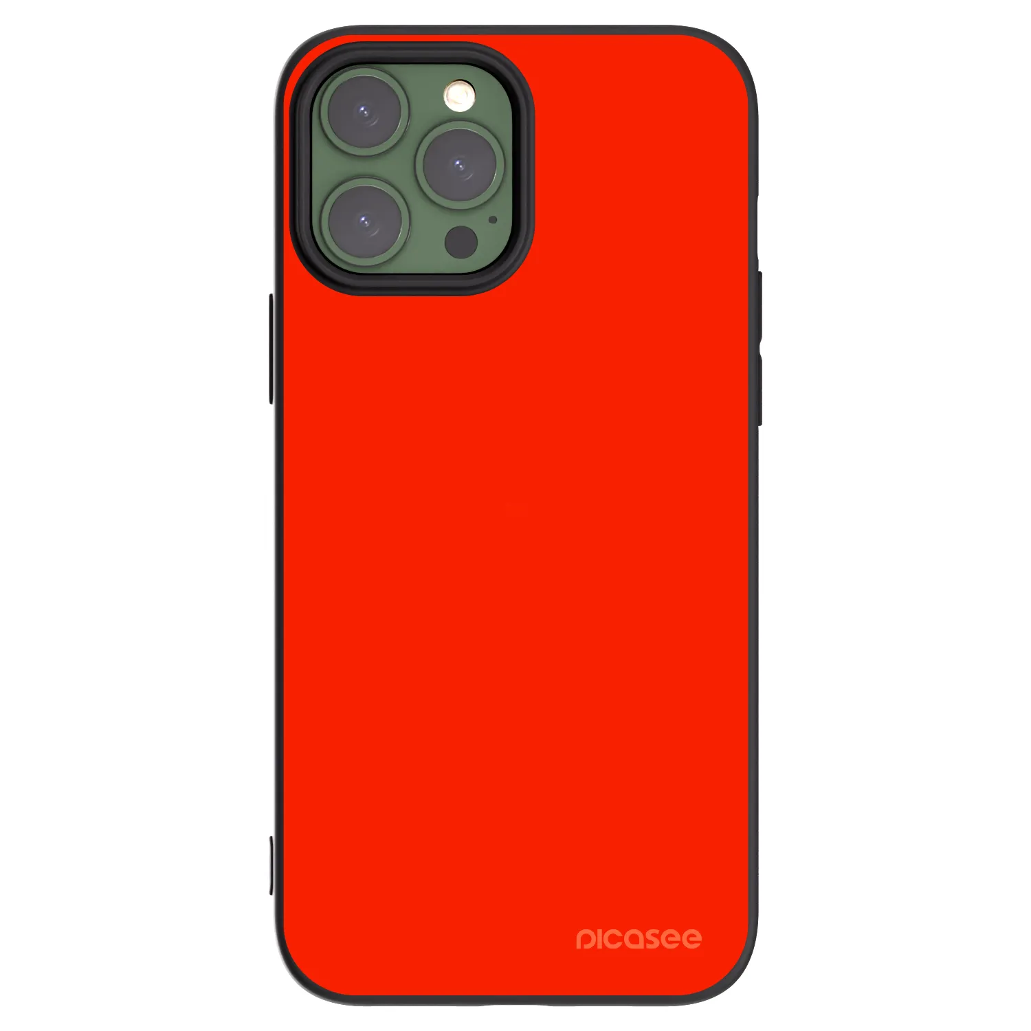 Picasee Apple iPhone 13 Pro Max Hülle - Schwarzes Silikon - Maranello Red