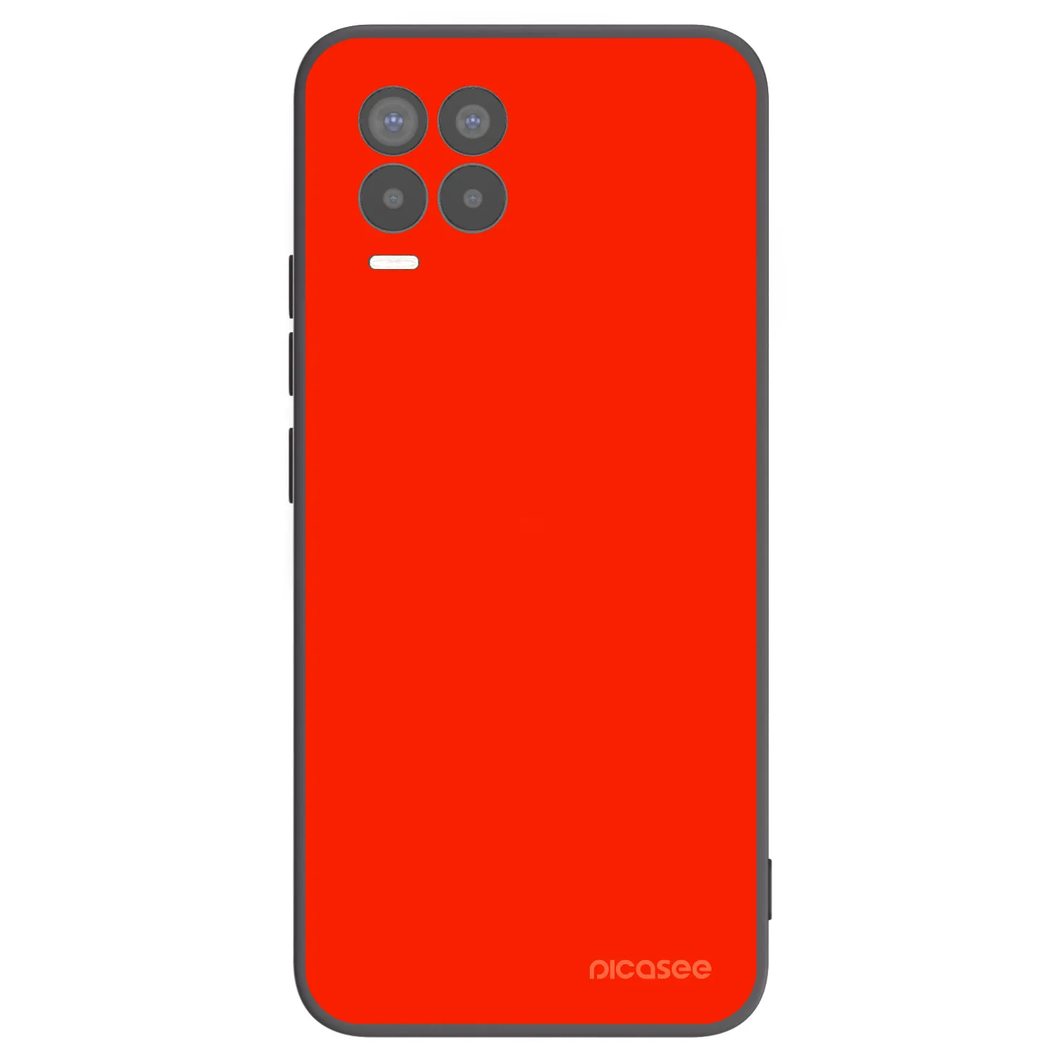 Picasee Realme 8 Pro Hülle - Schwarzes Silikon - Maranello Red