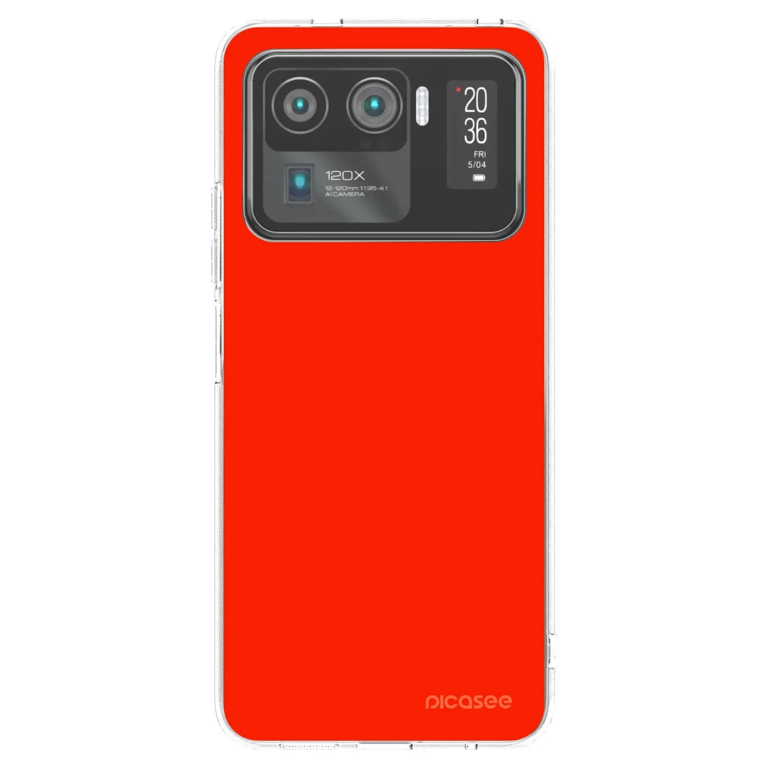 Picasee Xiaomi Mi 11 Ultra Hülle - Transparentes Silikon - Maranello Red