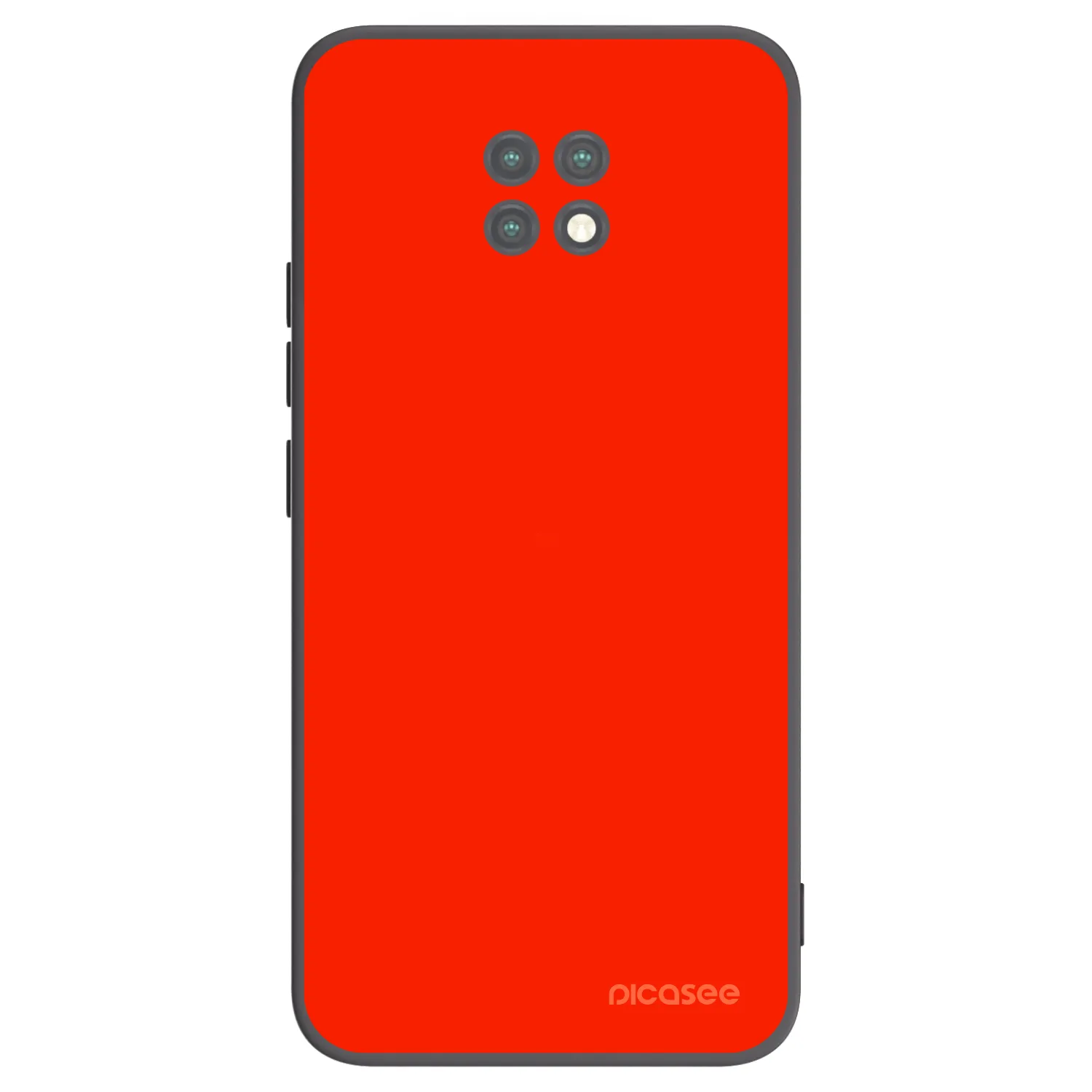 Picasee Xiaomi Redmi Note 9T Hülle - Schwarzes Silikon - Maranello Red