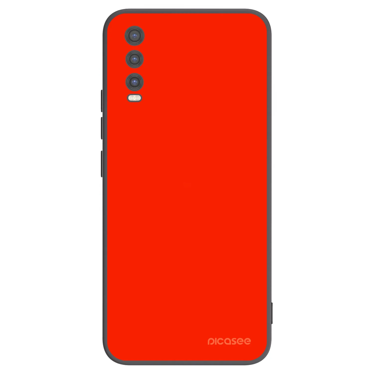 Picasee Vivo Y20s Hülle - Schwarzes Silikon - Maranello Red