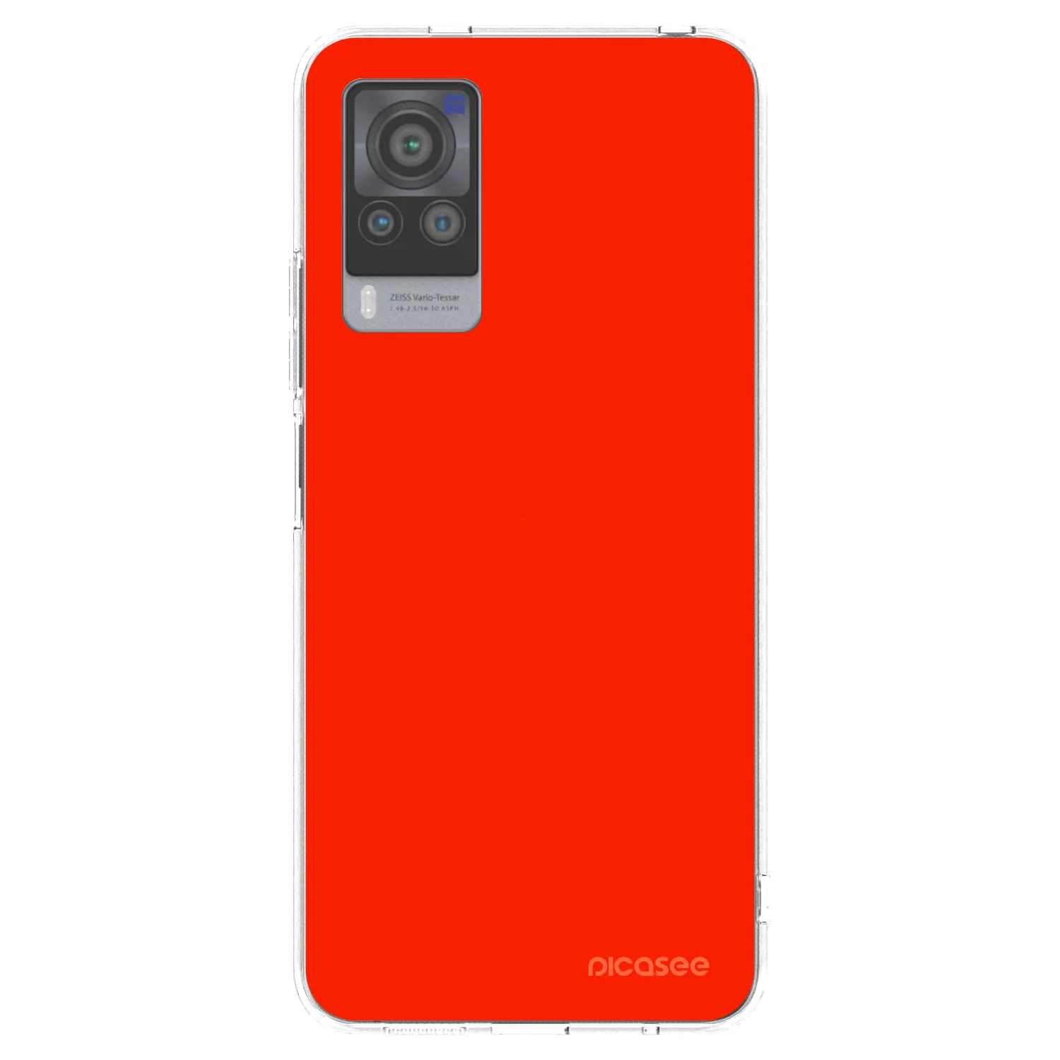 Picasee Vivo X60 Pro 5G Hülle - Transparentes Silikon - Maranello Red