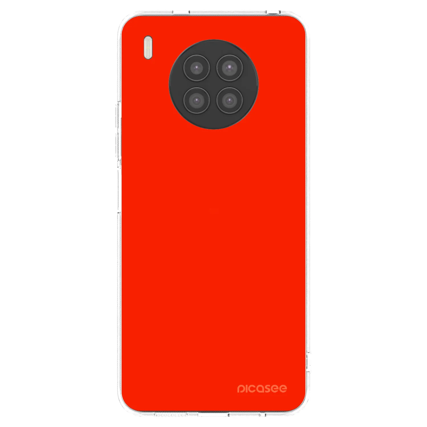 Picasee Huawei Nova 8i Hülle - Transparentes Silikon - Maranello Red