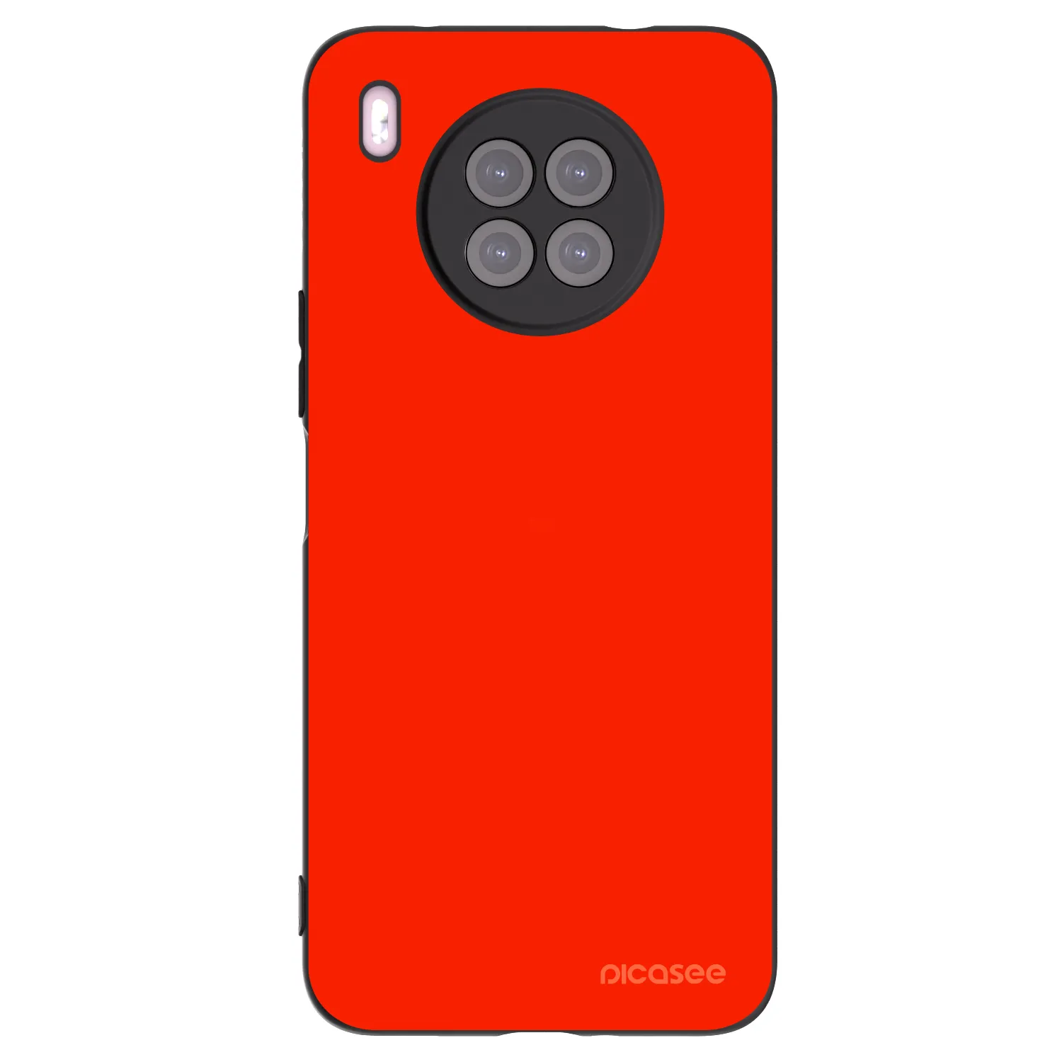 Picasee Huawei Nova 8i Hülle - Schwarzes Silikon - Maranello Red