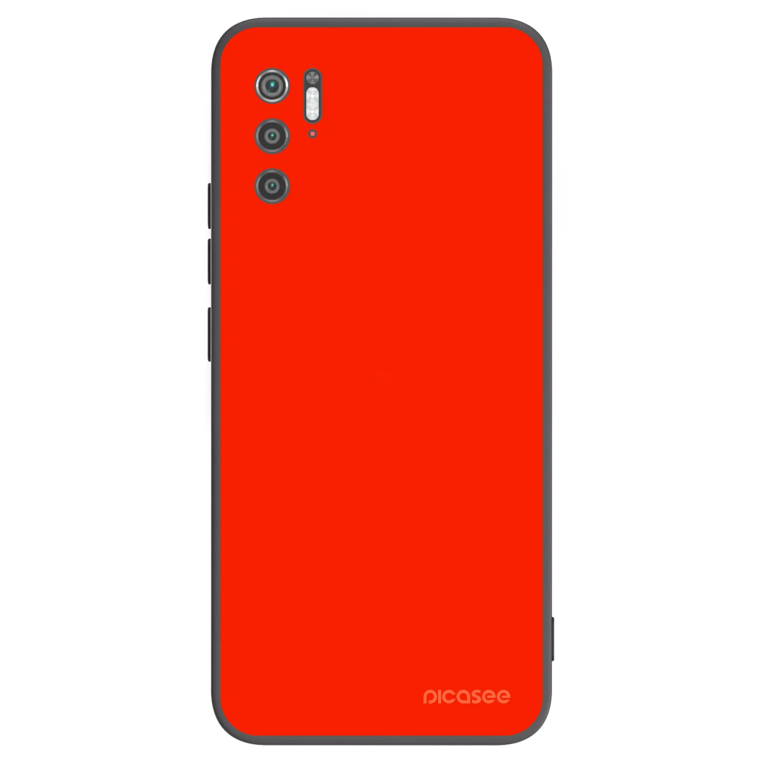 Picasee Xiaomi Poco M3 Pro 5G Hülle - Schwarzes Silikon - Maranello Red
