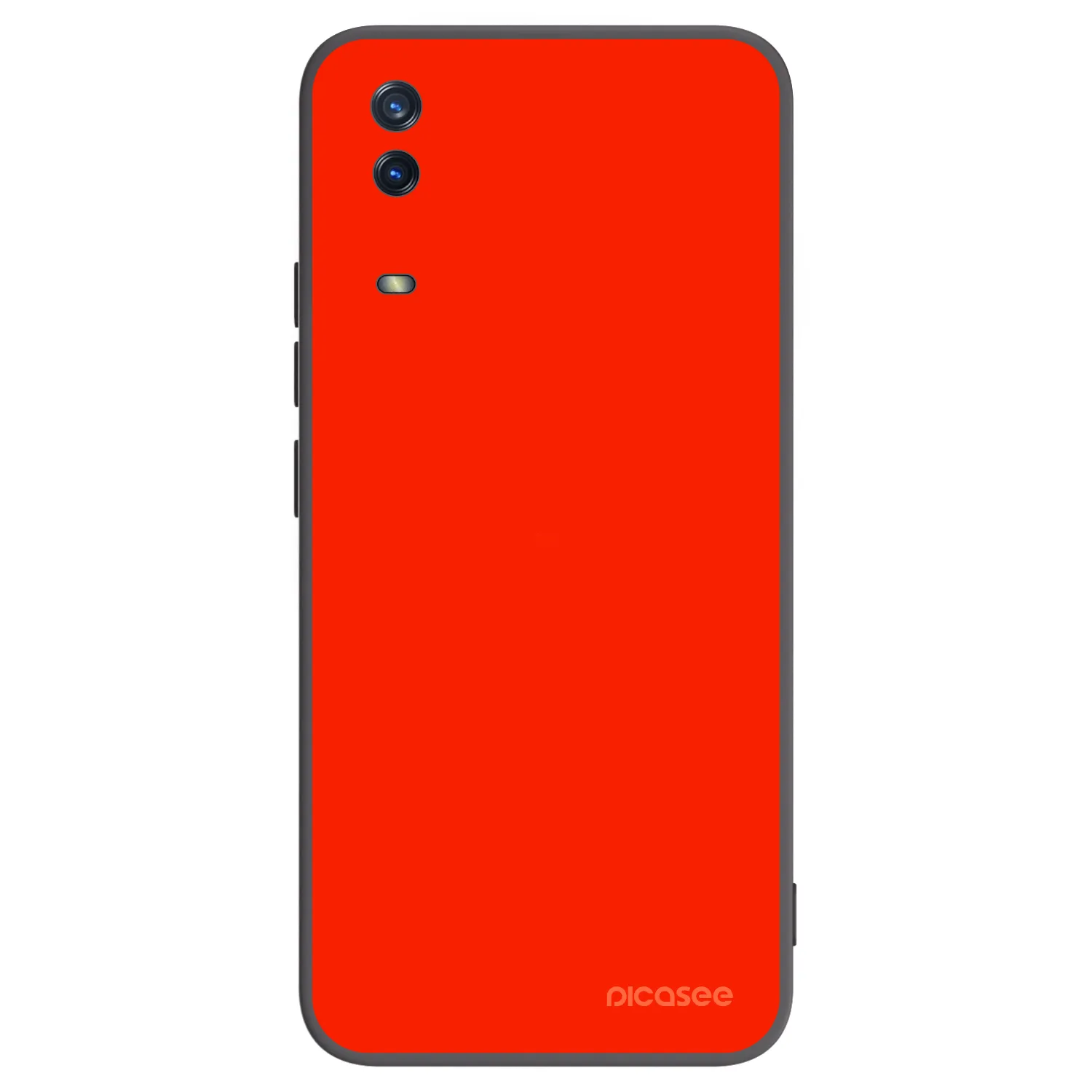 Picasee Vivo Y11s Hülle - Schwarzes Silikon - Maranello Red