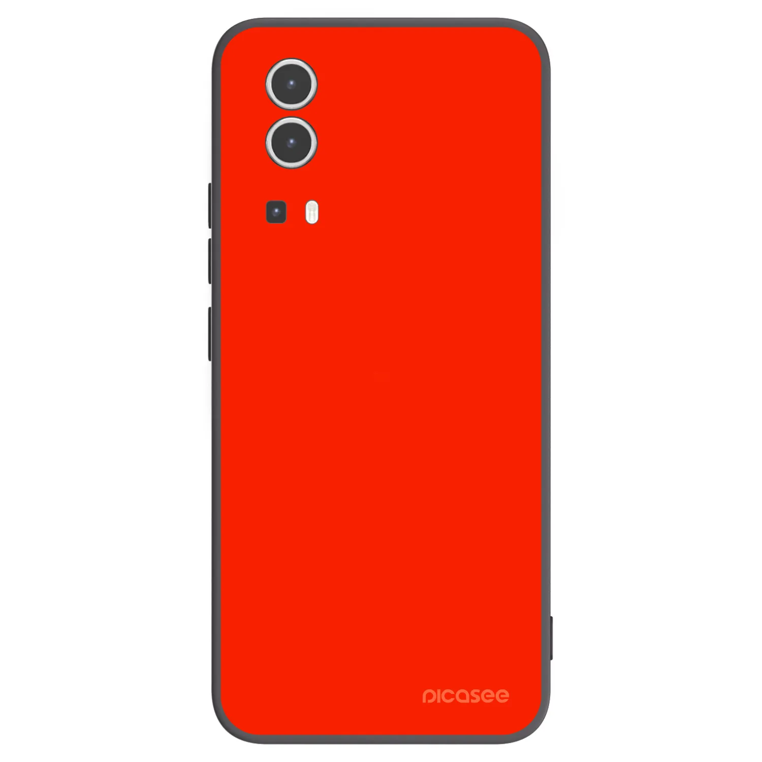 Picasee Vivo Y72 5G Hülle - Schwarzes Silikon - Maranello Red
