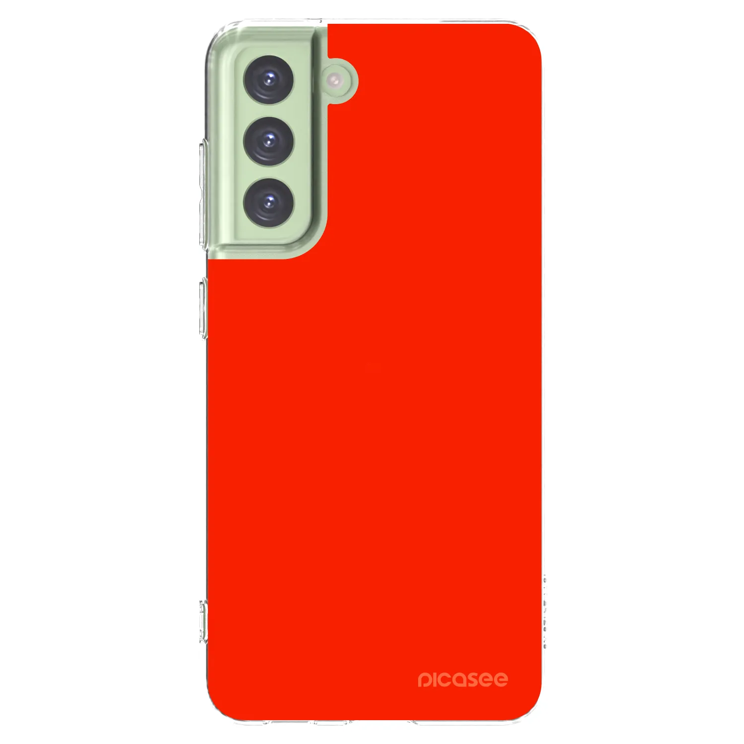 Picasee Samsung Galaxy S21 FE 5G Hülle - Transparentes Silikon - Maranello Red