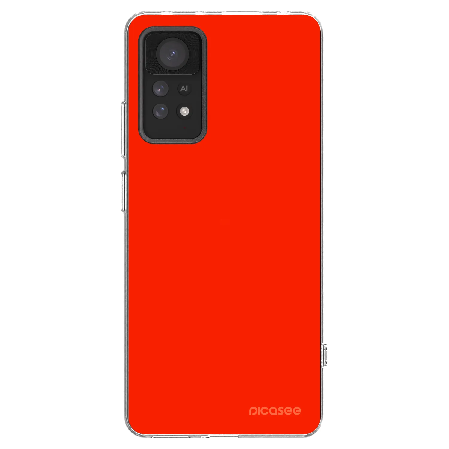 Picasee Xiaomi Redmi Note 11 Pro Hülle - Transparentes Silikon - Maranello Red
