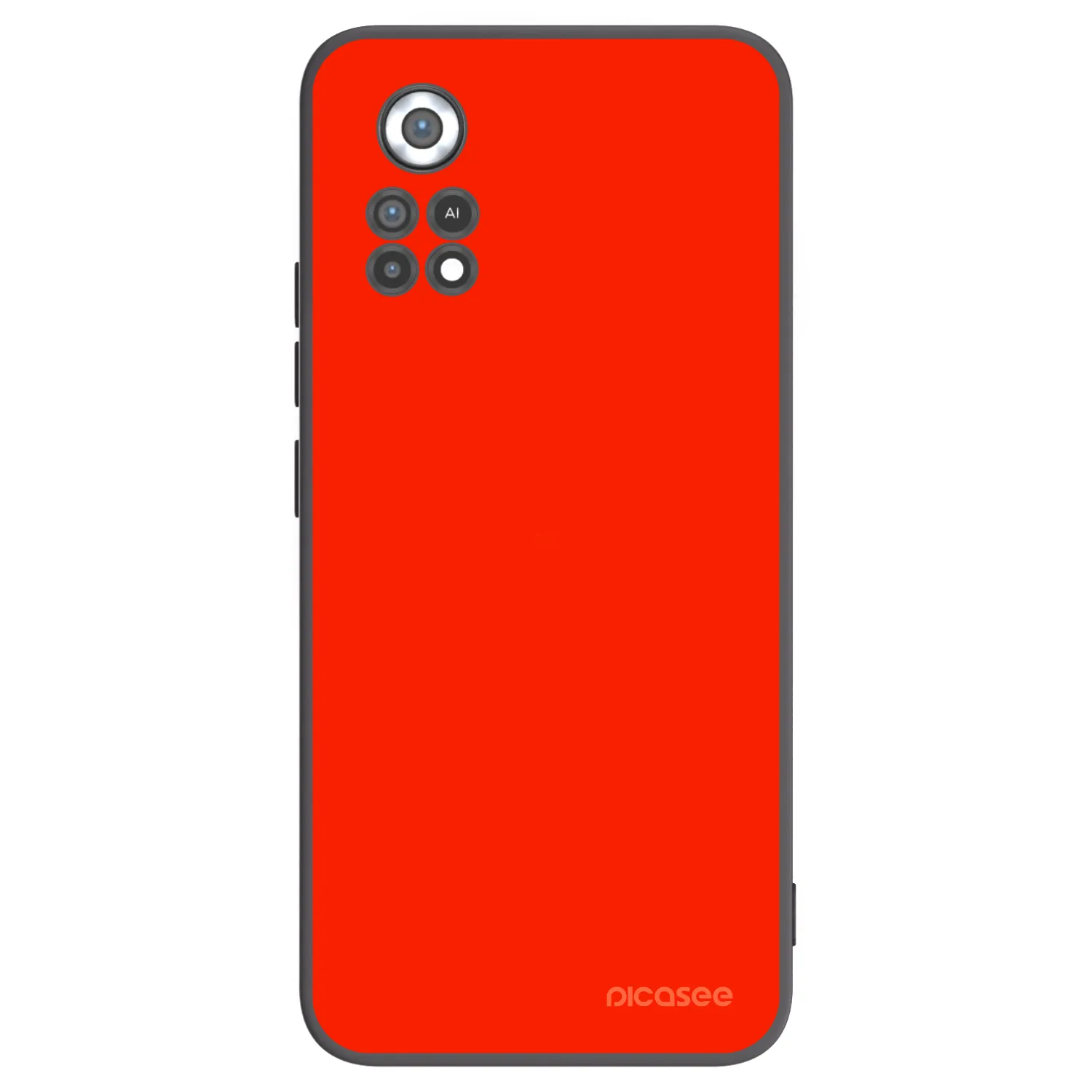 Picasee Xiaomi Poco X4 Pro 5G Hülle - Schwarzes Silikon - Maranello Red