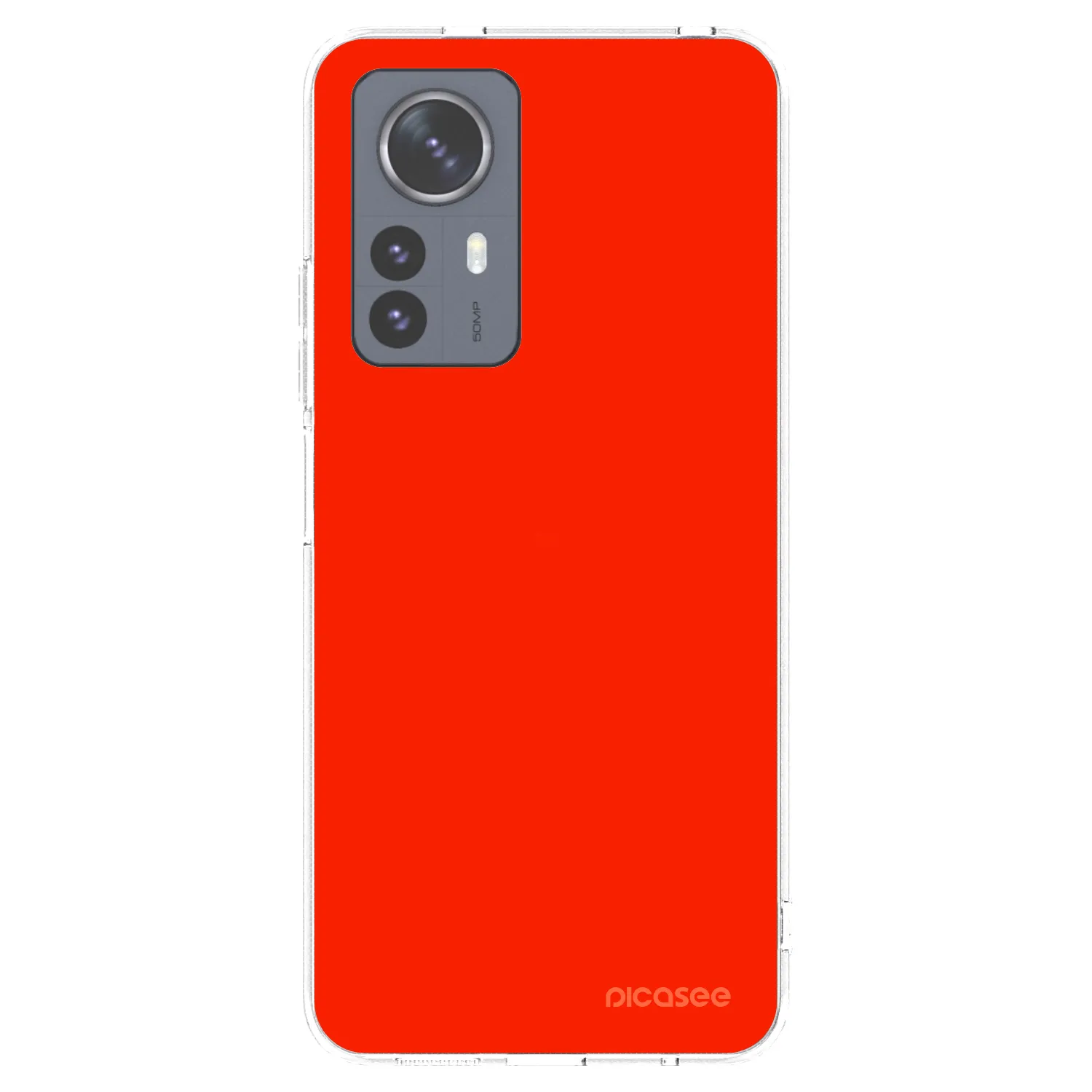 Picasee Xiaomi 12 Pro Hülle - Transparentes Silikon - Maranello Red