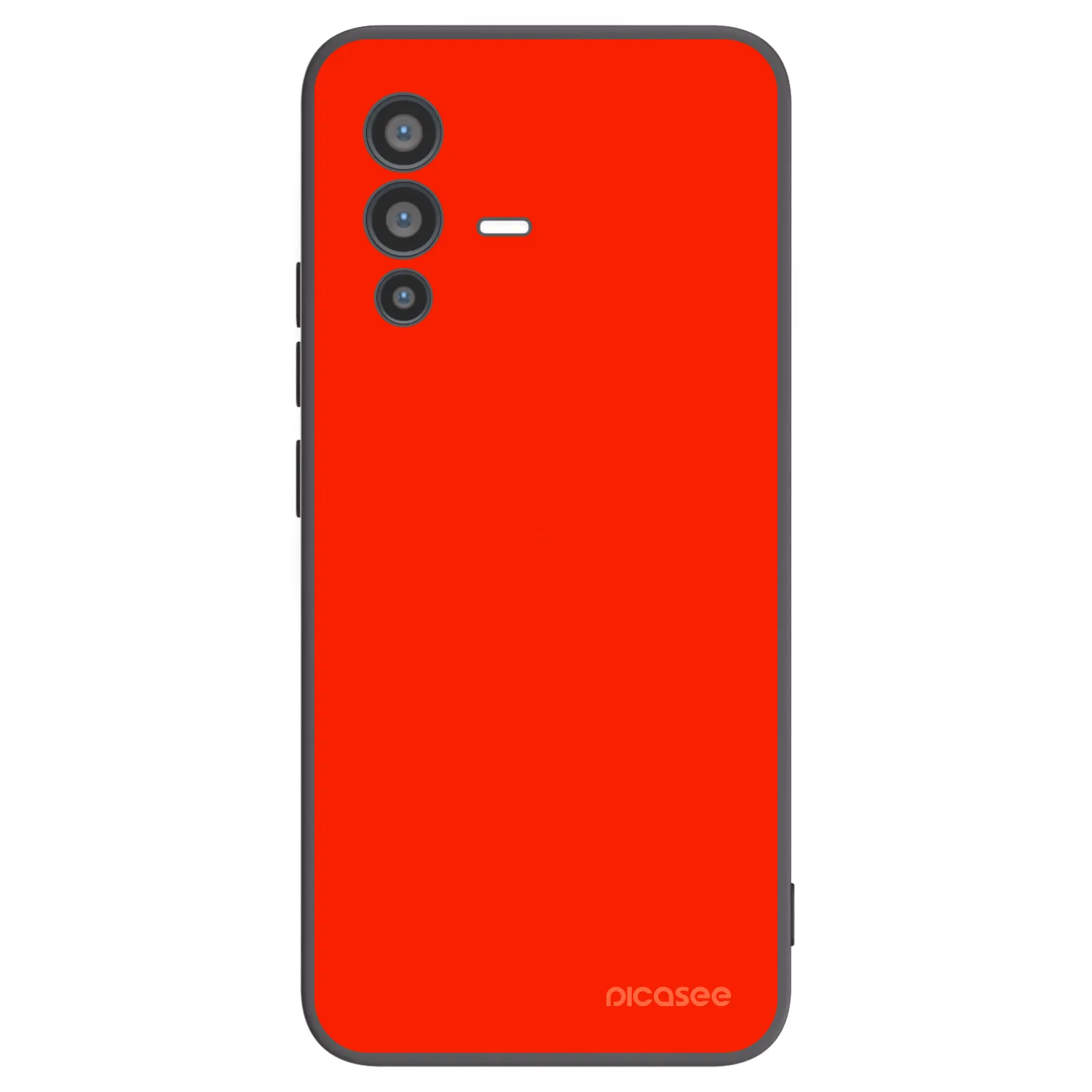 Picasee Vivo V23 5G Hülle - Schwarzes Silikon - Maranello Red