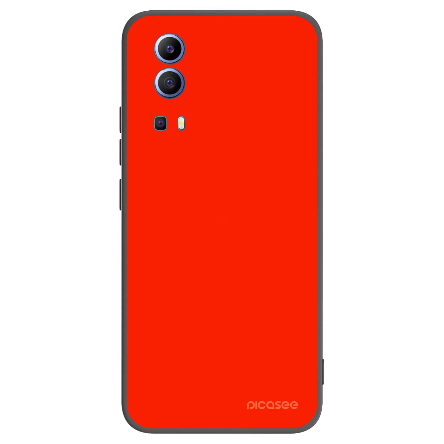 Picasee Vivo Y52 5G Hülle - Schwarzes Silikon - Maranello Red