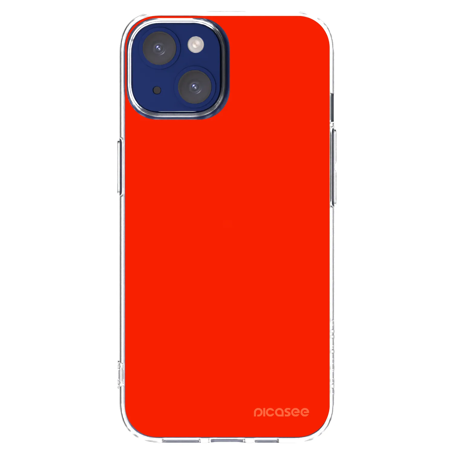 Picasee Apple iPhone 14 Hülle - Transparentes Silikon - Maranello Red
