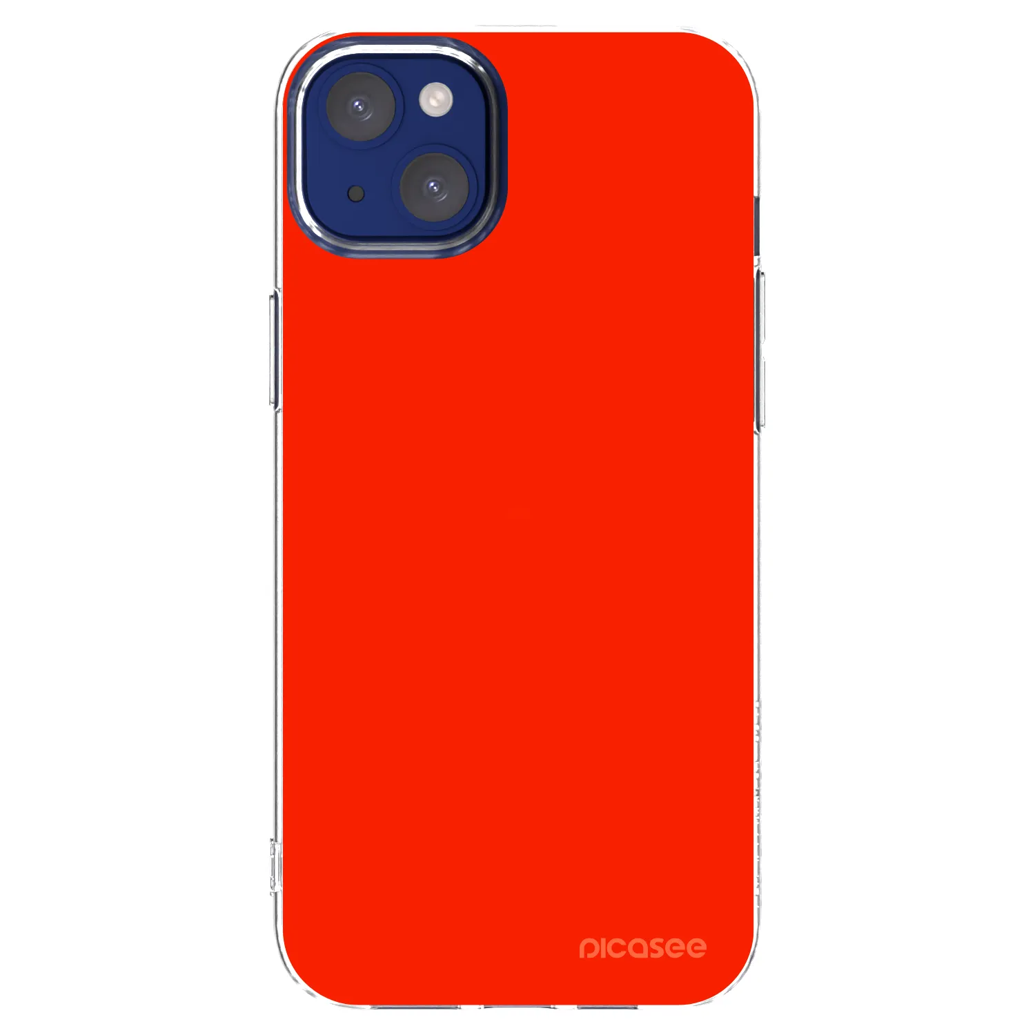 Picasee Apple iPhone 14 Plus Hülle - Transparentes Silikon - Maranello Red