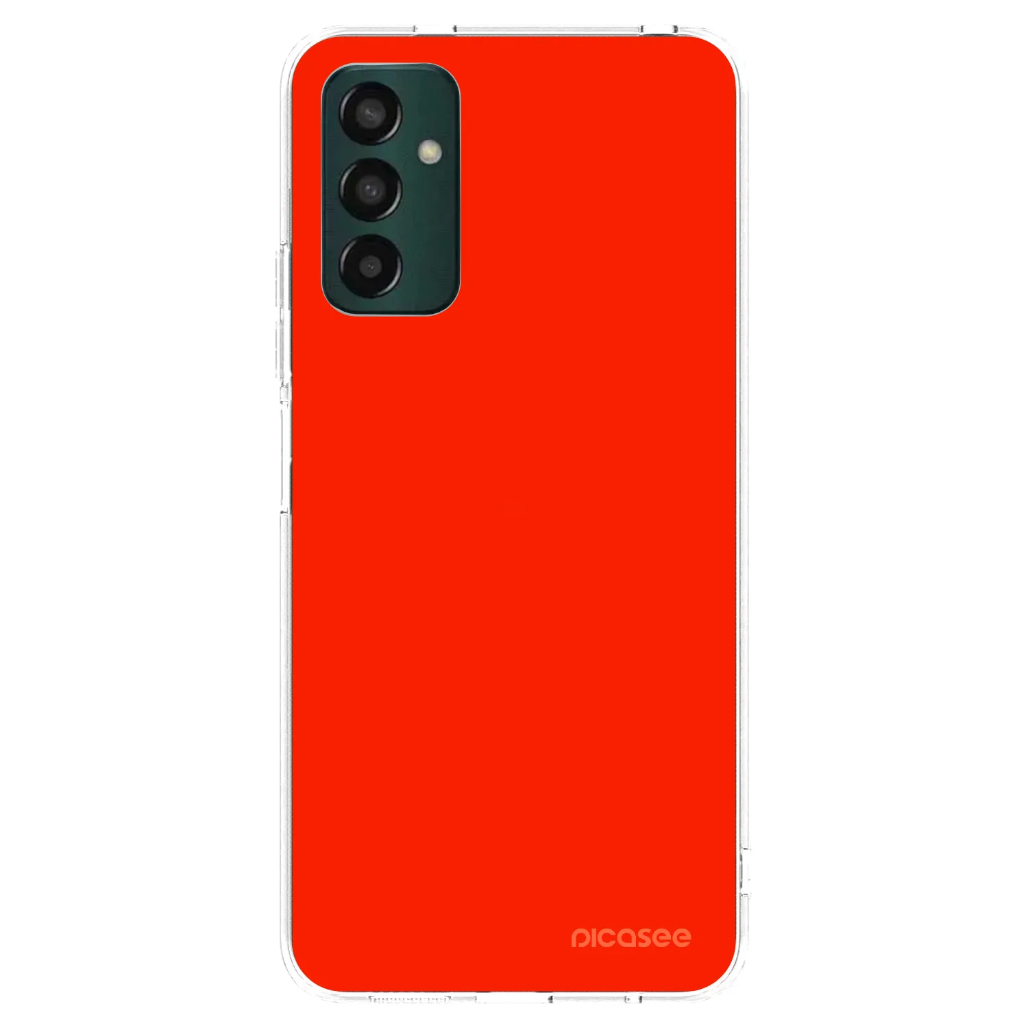 Picasee Samsung Galaxy M13 M135F Hülle - Transparentes Silikon - Maranello Red