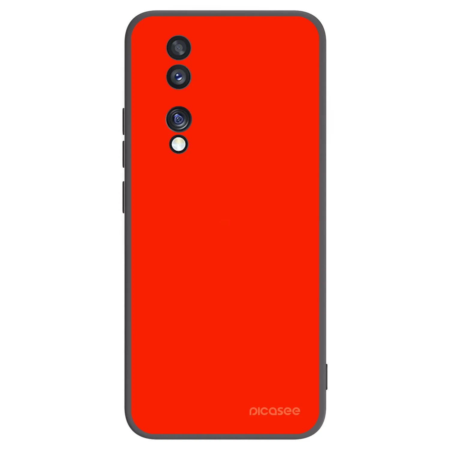 Picasee Honor 70 Hülle - Schwarzes Silikon - Maranello Red