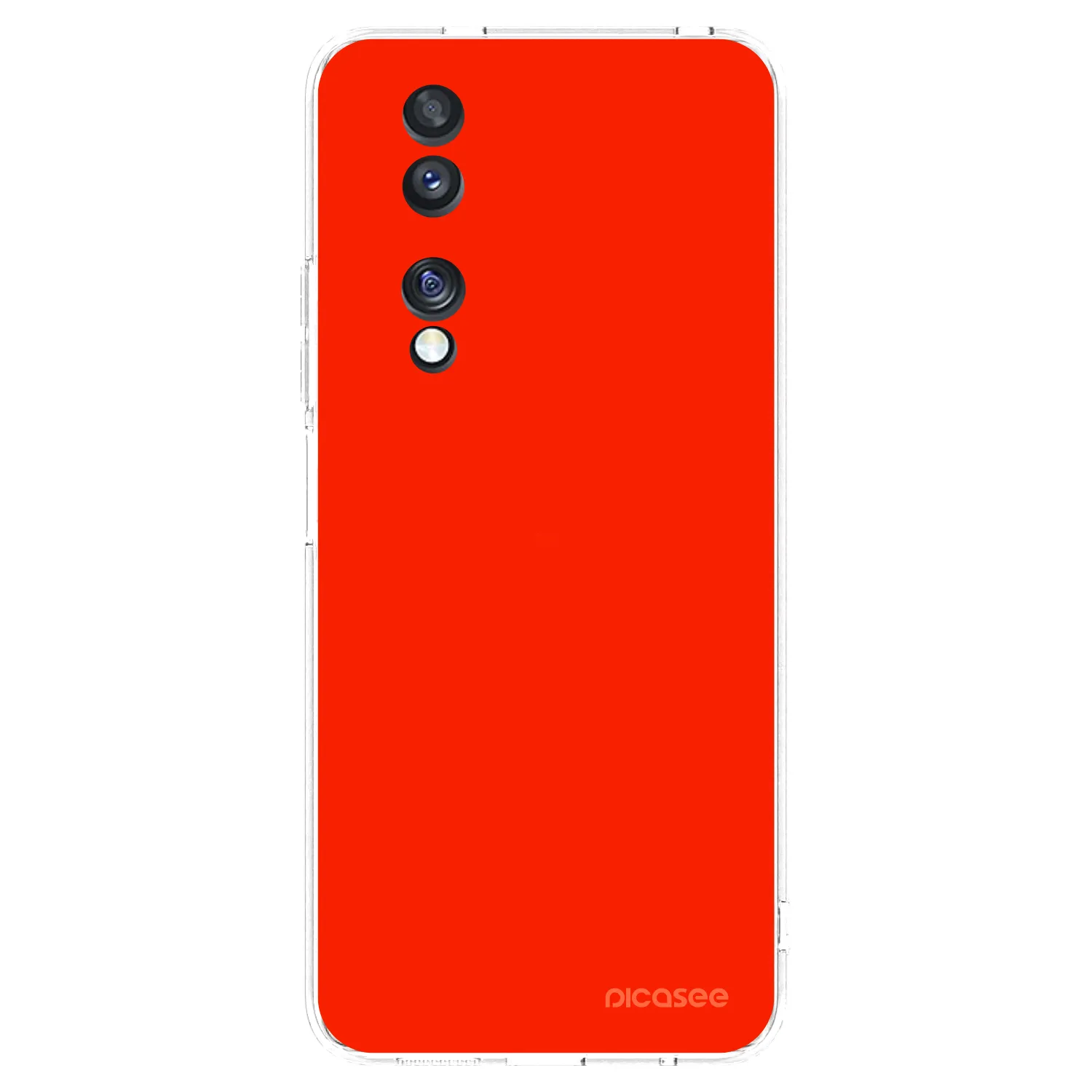 Picasee Honor 70 Hülle - Transparentes Silikon - Maranello Red