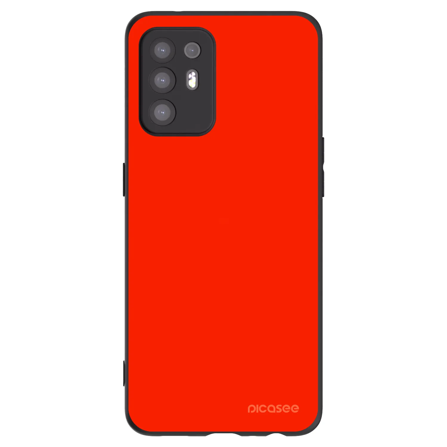 Picasee OPPO A94 5G Hülle - Schwarzes Silikon - Maranello Red